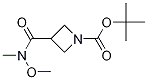 Tert-butyl 3-[methoxy(methyl)carbamoyl]azetidine-1-carboxylate Structure,820971-67-3Structure