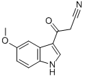 3-Cyanoacetyl-5-methoxyindole Structure,821009-89-6Structure