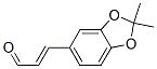 (2e)-(9ci)-3-(2,2-二甲基-1,3-苯并二氧杂环戊烯l-5-基)-2-丙烯醛结构式_821775-38-6结构式