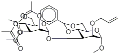 Methyl 2-O-Allyl-4,6-O-benzylidene-3-O-(2’,3’,4’,6’-tetra-O-acetyl-alpha-D-mannopyranosyl)-alpha-D-mannopyranoside Structure,82185-93-1Structure