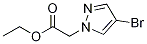 4-Bromo-1h-pyrazole-1-acetic acid ethyl ester Structure,82231-58-1Structure