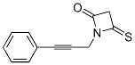 (9ci)-1-(3-苯基-2-丙炔)-4-硫氧代-2-氮杂啶酮结构式_82393-83-7结构式