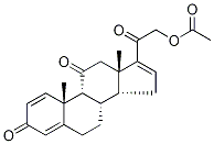 21-Hydroxy-pregna-1,4,16-triene-3,11,20-trione 21-acetate Structure,82423-35-6Structure