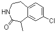 8-Chloro-1-methyl-4,5-dihydro-1h-benzo[d]azepin-2(3h)-one Structure,824430-77-5Structure