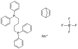 (Bicyclo[2.2.1]hepta-2,5-diene)[1,4-bis(diphenylphosphino)butane]rhodium(I) tetrafluoroborate Structure,82499-43-2Structure