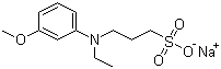 N-乙基-N-(3-磺丙基)-3-甲氧基苯胺钠盐结构式_82611-88-9结构式