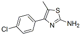 4-(4-Chloro-phenyl)-5-methyl-thiazol-2-ylamine Structure,82632-77-7Structure