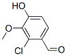 2-Chloro-3-methoxy-4-hydroxybenzaldehyde Structure,82668-20-0Structure