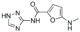 (9ci)-5-(甲基氨基)-n-1H-1,2,4-噻唑-3-基-2-呋喃羧酰胺结构式_826991-26-8结构式