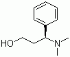 (S)-3-Dimethylamino-3-phenylpropanol Structure