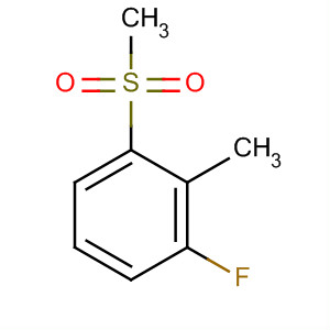 1-Fluoro-2-methyl-3-(methylsulfonyl)benzene Structure,828270-59-3Structure