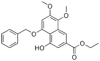 4-Hydroxy-7,8-dimethoxy-5-(phenylmethoxy)-2-naphthalenecarboxylic acid ethyl ester Structure,828940-38-1Structure