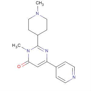 3-Methyl-2-(1-methylpiperidin-4-yl)-6-(pyridin-4-yl)pyrimidin-4(3h)-one Structure,831231-83-5Structure