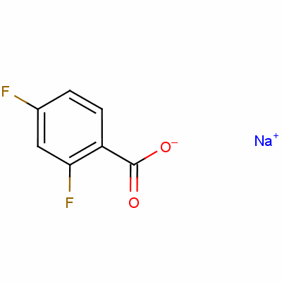 Sodium 2,4-difluorobenzoate Structure,83198-07-6Structure