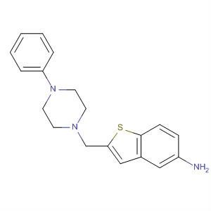 2-[(4-苯基-1-哌嗪)甲基]-苯并[b]噻吩-5-胺结构式_832103-00-1结构式