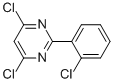 4,6-Dichloro-2-(2-chlorophenyl)-pyrimidine Structure,83217-16-7Structure