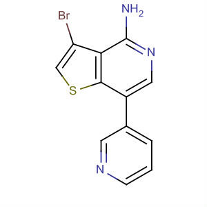 3-Bromo-7-(3-pyridinyl)-thieno[3,2-c]pyridin-4-amine Structure,832696-86-3Structure