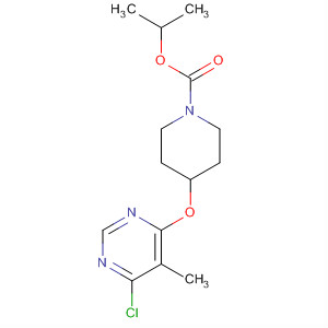 4-(6-Chloro-5-methyl-pyrimidin-4-yloxy)-piperidine-1-carboxylic acid isopropyl ester Structure,832752-64-4Structure