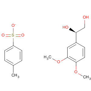 (R)-1-(3,4-二甲氧基苯基)-2-(甲苯磺酰氧基)乙醇结构式_833353-09-6结构式