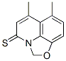 2H,4h-oxazolo[5,4,3-ij]quinoline-4-thione, 6,7-dimethyl- Structure,83367-37-7Structure