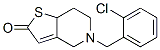 5-(2-氯苄基)-5,6,7,7a-四氢噻吩并[3,2-c]吡啶-2(4H)-酮结构式_83427-51-4结构式