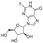 9--D-阿拉伯糖呋喃基-2-氟-1,9-二氢-6H-嘌呤-6-酮结构式_83480-48-2结构式