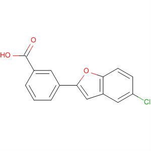 3-(5-Chloro-2-benzofuranyl)benzoic acid Structure,835595-05-6Structure