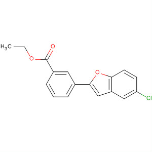 Ethyl 3-(5-chlorobenzofuran-2-yl)benzoate Structure,835595-15-8Structure