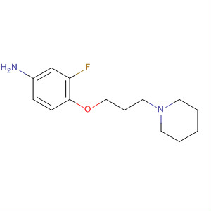 3-Fluoro-4-(3-(piperidin-1-yl)propoxy)aniline Structure,835633-61-9Structure