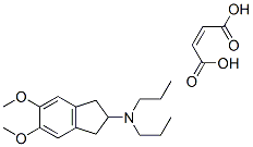 5,6-Dimethoxy-2-(di-N-propylamino)indan maleate Structure,83598-46-3Structure