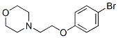 4-[2-(4-Bromophenoxy)ethyl]morpholine Structure,836-59-9Structure