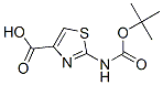 2-Tert-Butoxycarbonylaminothiazole-4-carboxylic acid Structure,83673-98-7Structure