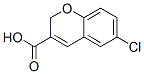 6-Chloro-2H-1-benzopyran-3-carboxylic acid Structure,83823-06-7Structure