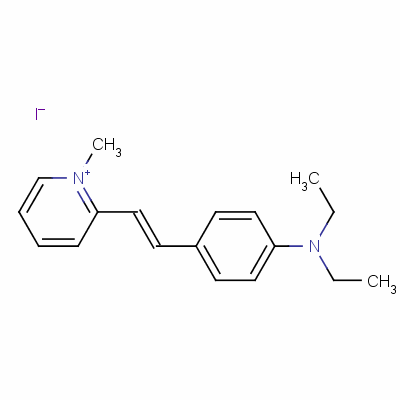 2-(4-二乙基氨基苯乙烯基)-1-甲基吡啶碘化物结构式_83846-70-2结构式