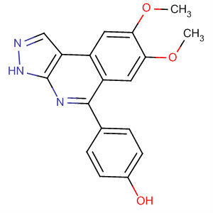 4-[7,8-Bis(methyloxy)-3h-pyrazolo[3,4-c]isoquinolin-5-yl]phenol Structure,838855-35-9Structure