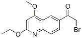 2-Bromo-1-(2-ethoxy-4-methoxyquinolin-6-yl)ethanone Structure,83938-94-7Structure