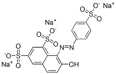 7-Hydrpoxy-8-[(4-sulfophenyl)azo]-1,3-napthalenedisulfoinc Acid Trisodium Structure,84030-17-1Structure