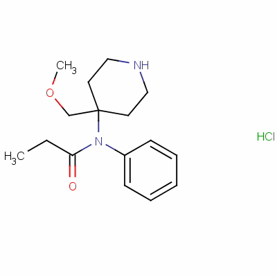 N-[4-(Methoxymethyl)Piperidin-4-Yl]-N-Phenylpropionamide Hydrochloride Structure,84196-16-7Structure