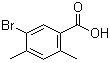 5-Bromo-2,4-dimethylbenzoic acid Structure,842136-27-0Structure