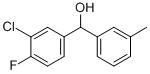 Benzenemethanol, 3-chloro-4-fluoro-α-(3-methylphenyl)- Structure,842140-69-6Structure