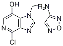 2-(4-氨基-1,2,5-噁二唑-3-基)-4-氯-1-乙基-1H-咪唑并[4,5-c]吡啶-7-醇结构式_842149-46-6结构式