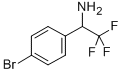 1-(4-Bromo-phenyl)-2,2,2-trifluoro-ethylamine Structure,843608-46-8Structure