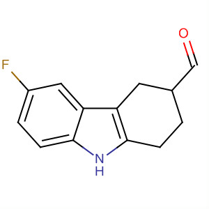 6-Fluoro-2,3,4,9-tetrahydro-1h-carbazole-3-carbaldehyde Structure,843653-04-3Structure