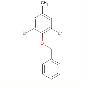 2-(Benzyloxy)-1,3-dibromo-5-methylbenzene Structure,84379-34-0Structure