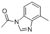 1H-benzimidazole,1-acetyl-4-methyl-(9ci) Structure,84445-81-8Structure