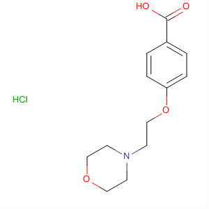 4-{[2-(4-Morpholinyl)ethyl]oxy}benzoic acid hydrochloride Structure,84449-78-5Structure