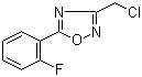 3-(Chloromethyl)-5-(2-fluorophenyl)-1,2,4-oxadiazole Structure,844499-00-9Structure