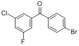 4-Bromo-3-chloro-5-fluorobenzophenone Structure,844879-12-5Structure