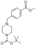 Tert-butyl 4-(4-(methoxycarbonyl)benzyl)piperazine-1-carboxylate Structure,844891-11-8Structure