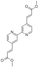 Dimethyl 3,3-[2,2-bipyridine]-4,4-diylbis-(2e,2e)-2-propenate Structure,845307-47-3Structure